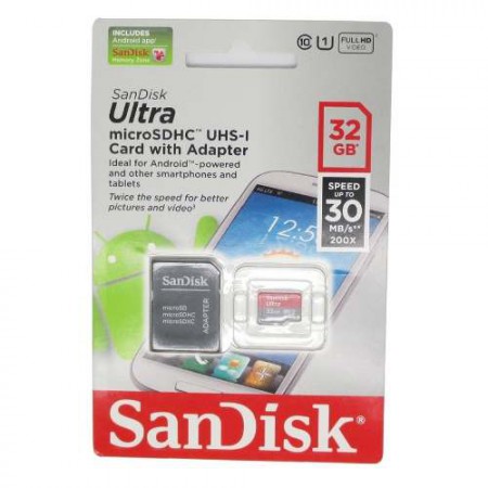 MEMORIA SANDISK 32  gb CLASE 10 ORIGINAL !!